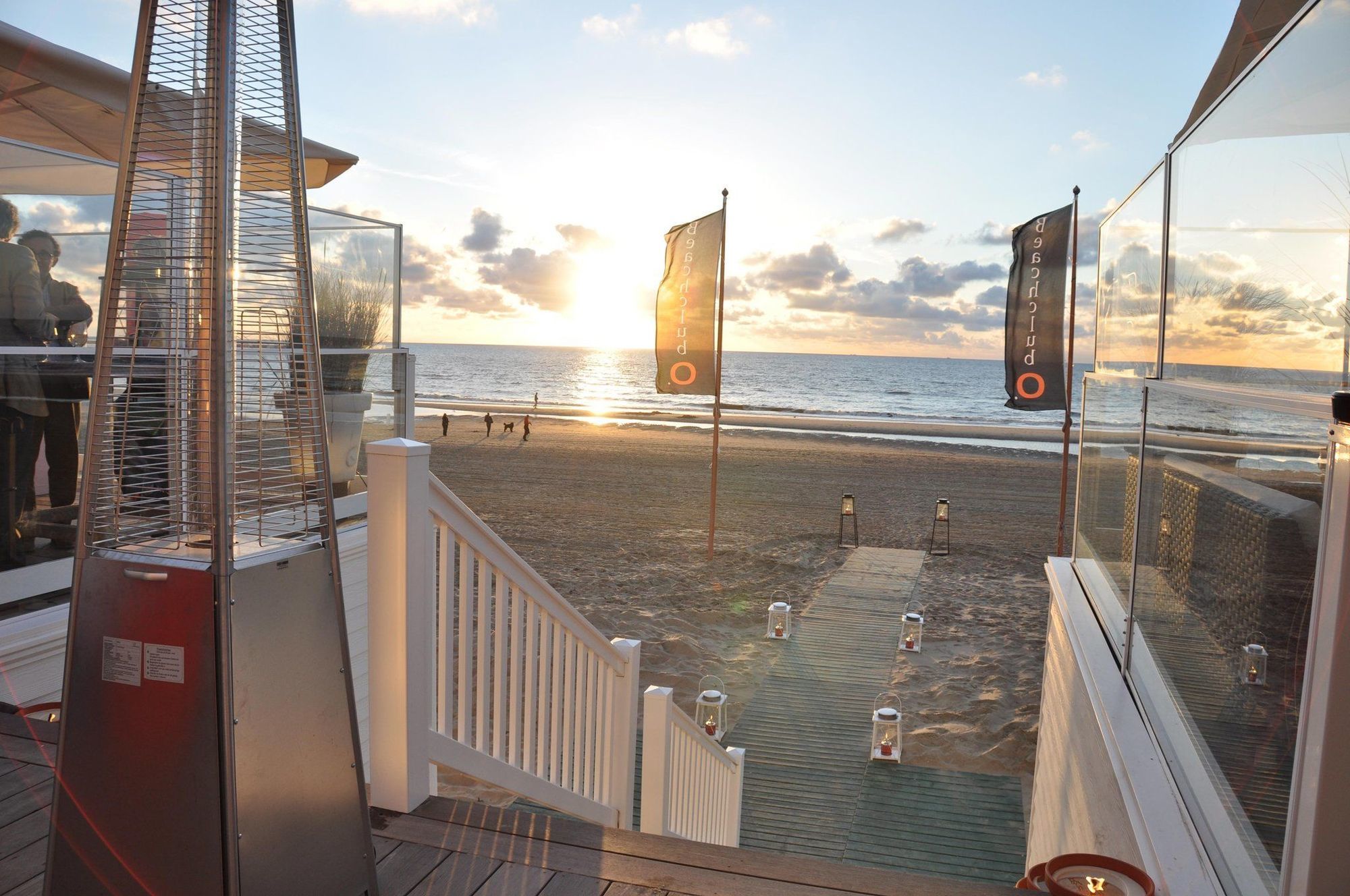 Beach Hotel Noordwijk Restaurace fotografie
